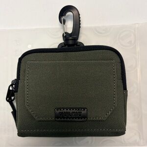 Olive Green Men's Clip Card Wallet